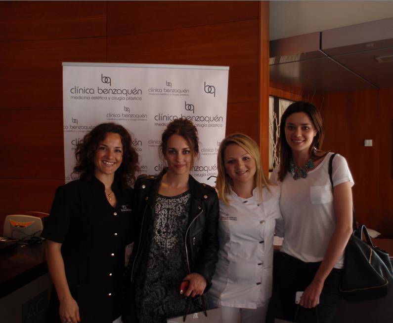 Actrices que estuvieron en el festival de Cine Español 2013, y que una vez más visitaron la Clínica Benzaquén