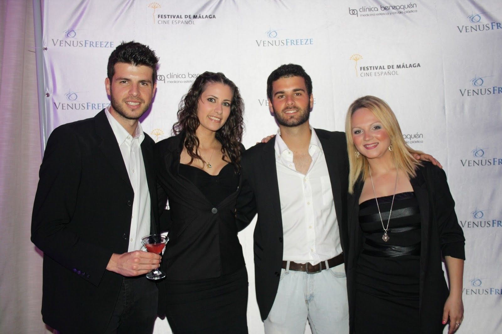 Clínica Benzaquén en la inauguración del festival de Cine Español 2013, en la terraza del AC Málaga Palacio